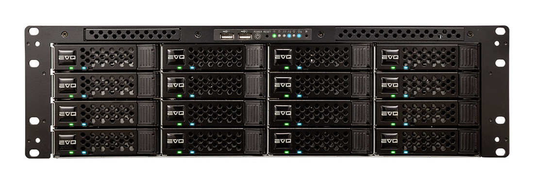 SNS 16Bay EVO Shared Media Server 2x Xeon 4210 128TB HDD 64GB RAM 16B128TB-6X1C