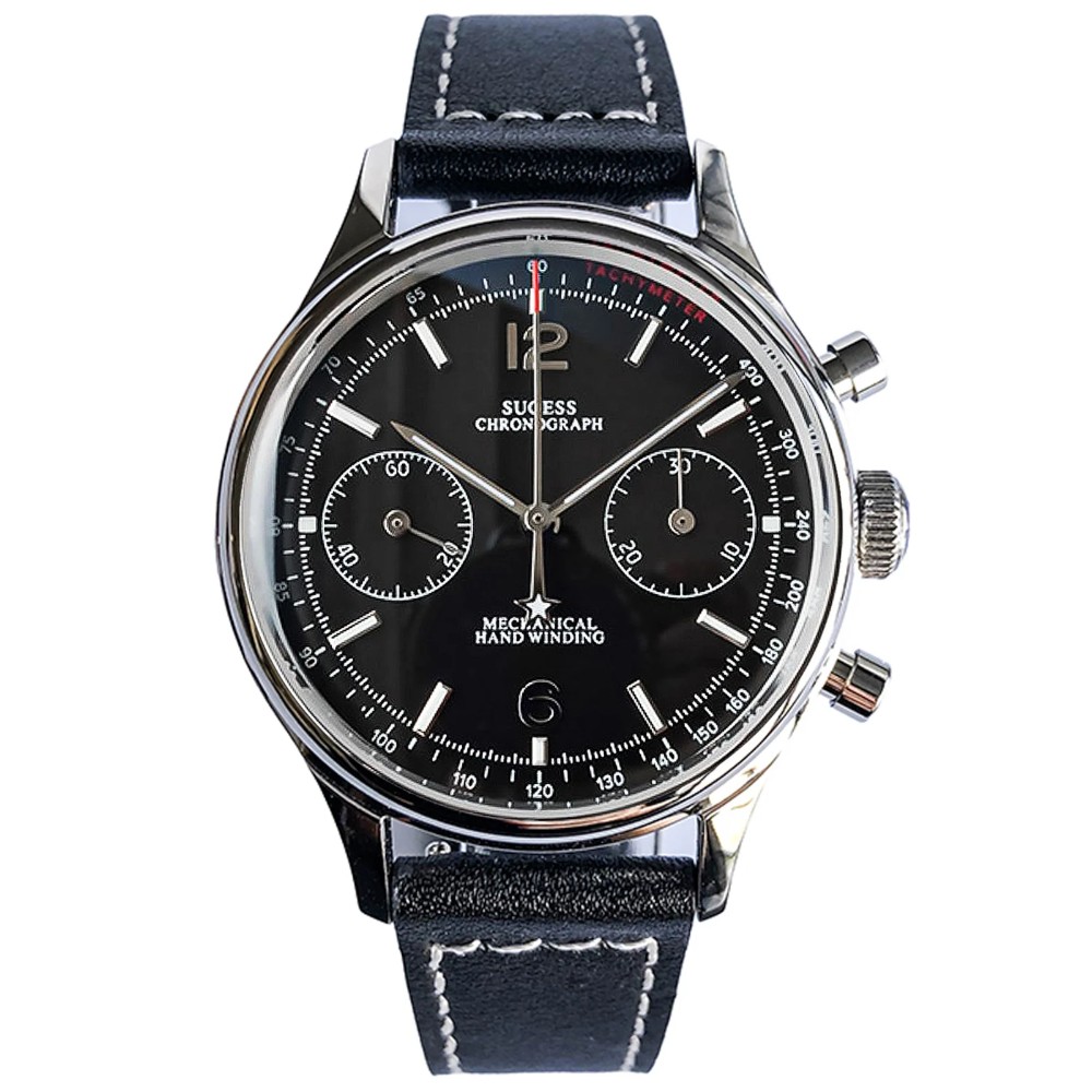 Sugess Chrono Heritage SUPAN003GN/SN V2 38mm WR50 Men Watch Manual 387B-1963 - Click Image to Close