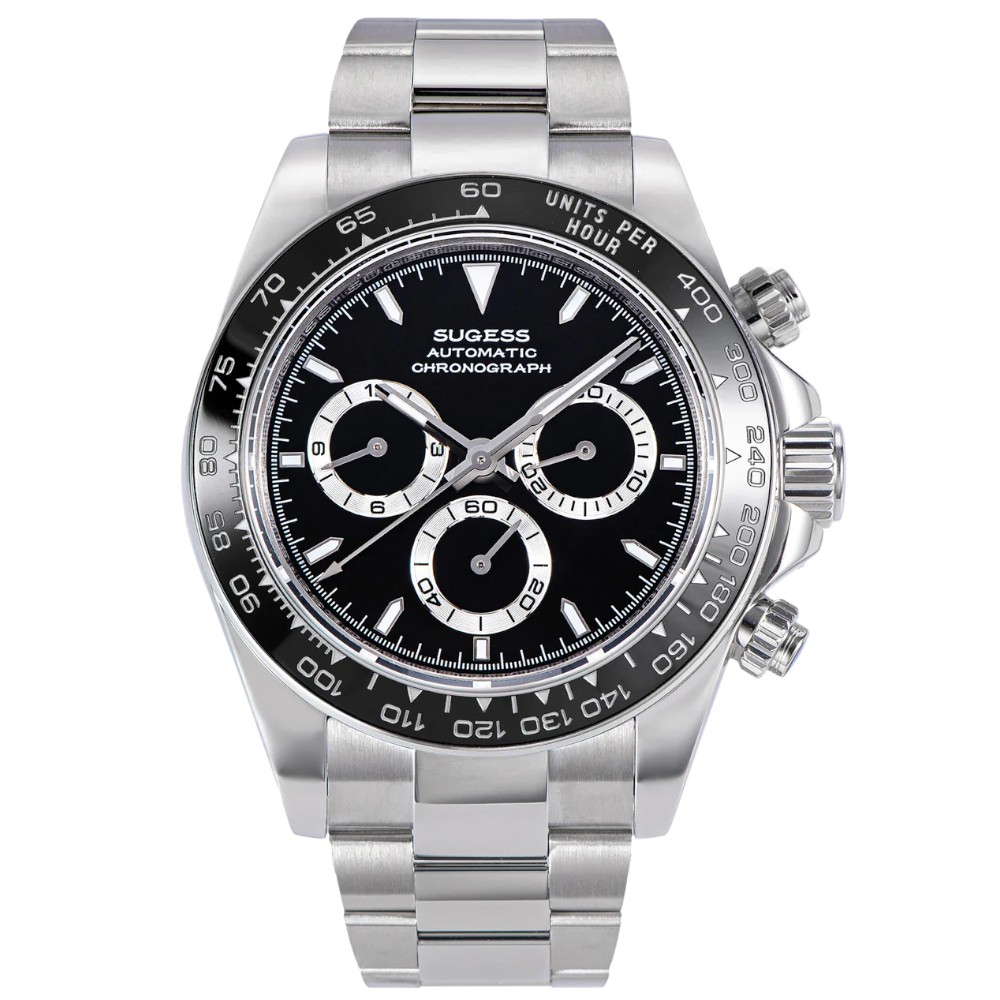 Sugess Chrono Racing 39mm Auto WR 5 ATM Men Watch S418-2.005.S - Click Image to Close