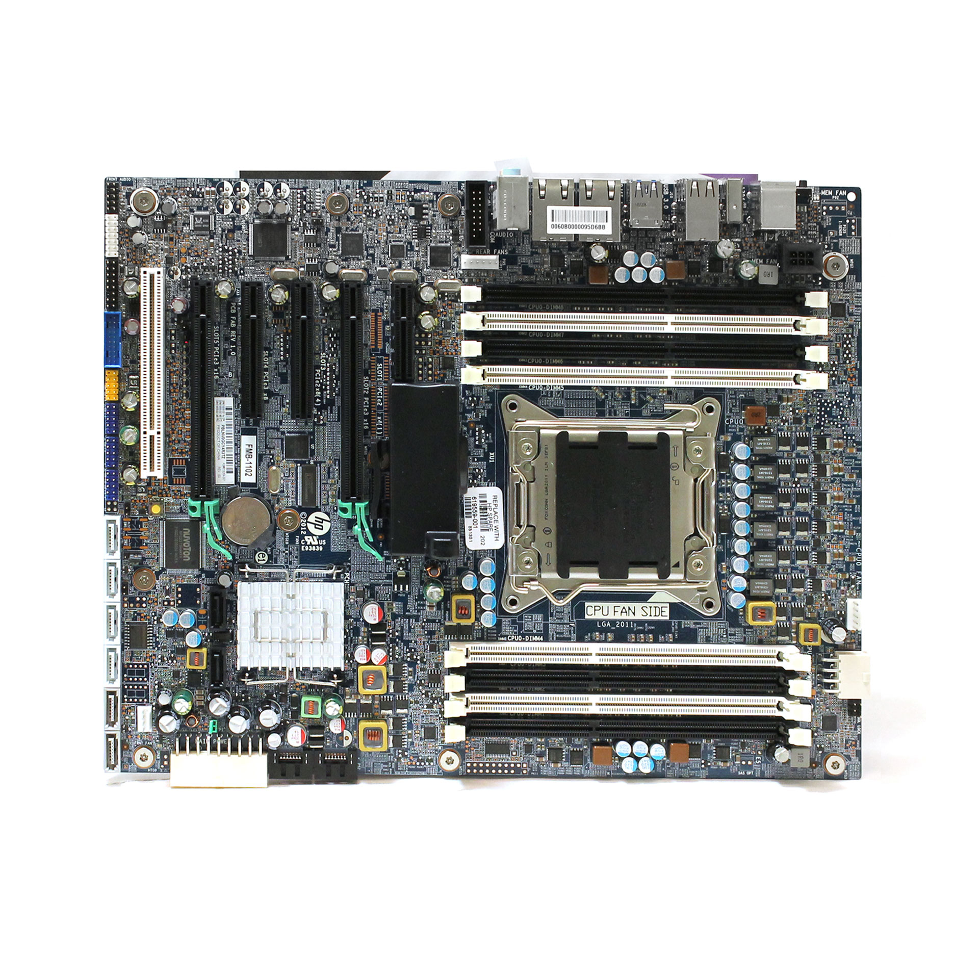 HP Z620 Desktop / PC Motherboard LGA2011 619559-001 618264-001 - Click Image to Close