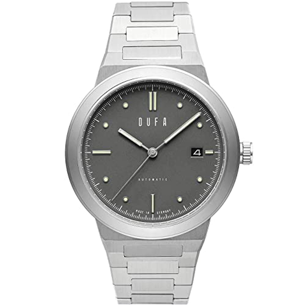 DuFa Günter Automatic Silver/Grey Men's Diver 40mm 5ATM DF-9033-44 - Click Image to Close