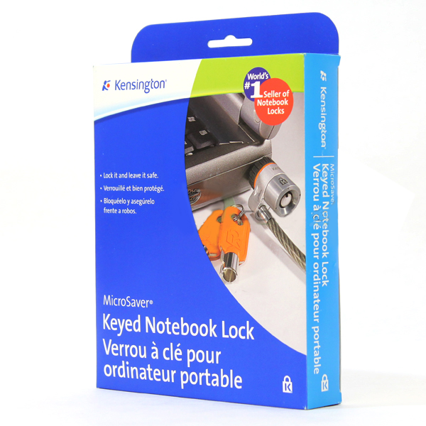 Kensington MicroSaver Keyed Notebook Lock 64068F Security Cable - Click Image to Close