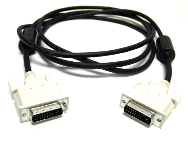 6 feet DVI-D Dual Link DVI to DVI Male to Male Cable - Click Image to Close