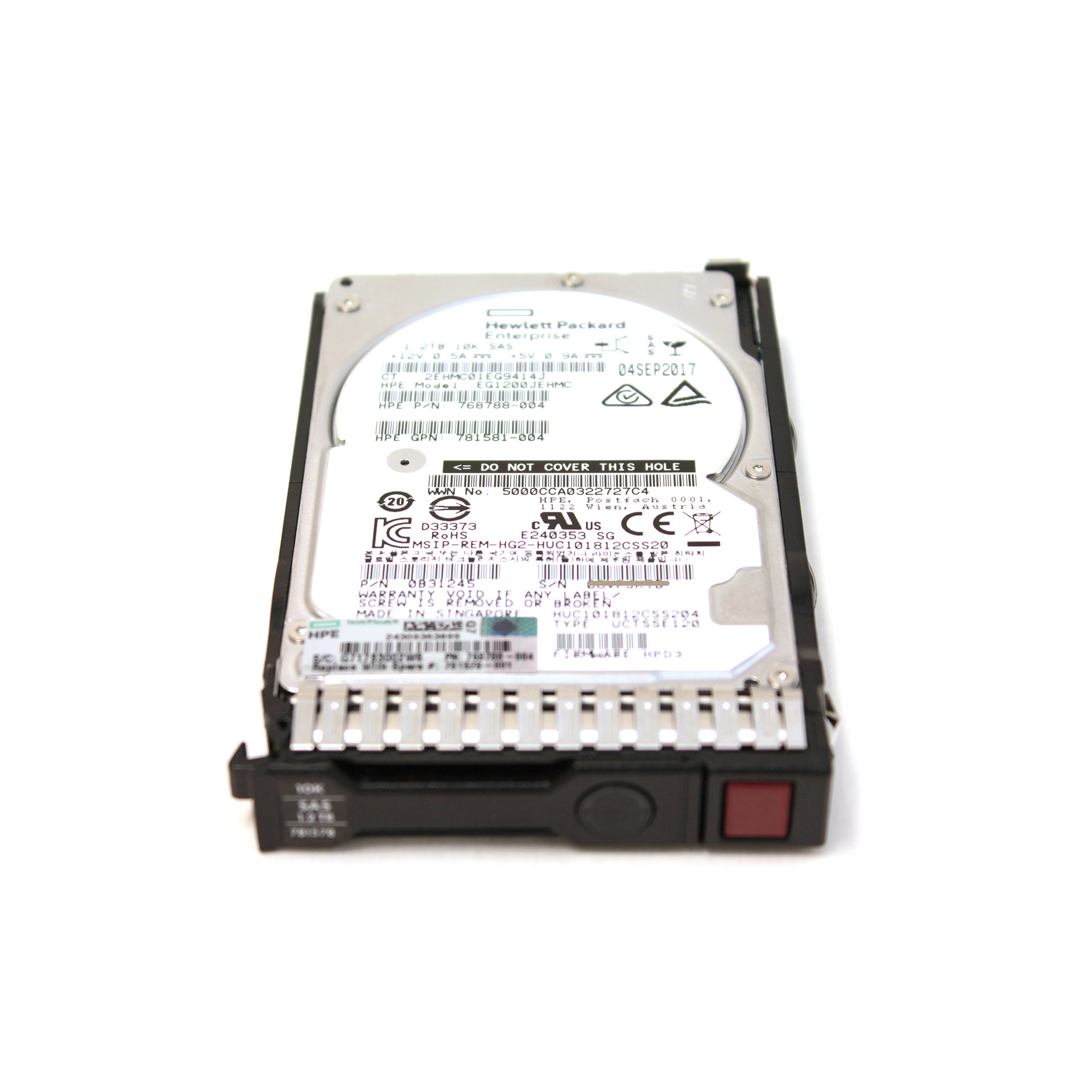 HP EG1200JEHMC 1.2TB 10000RPM SAS 12GBPS HDD 768788-004