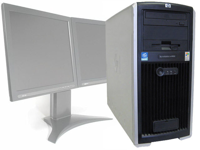 HP XW8000 Workstation 2x Intel Xeon CPU 3.06GHz 2GB NVS 280 - Click Image to Close