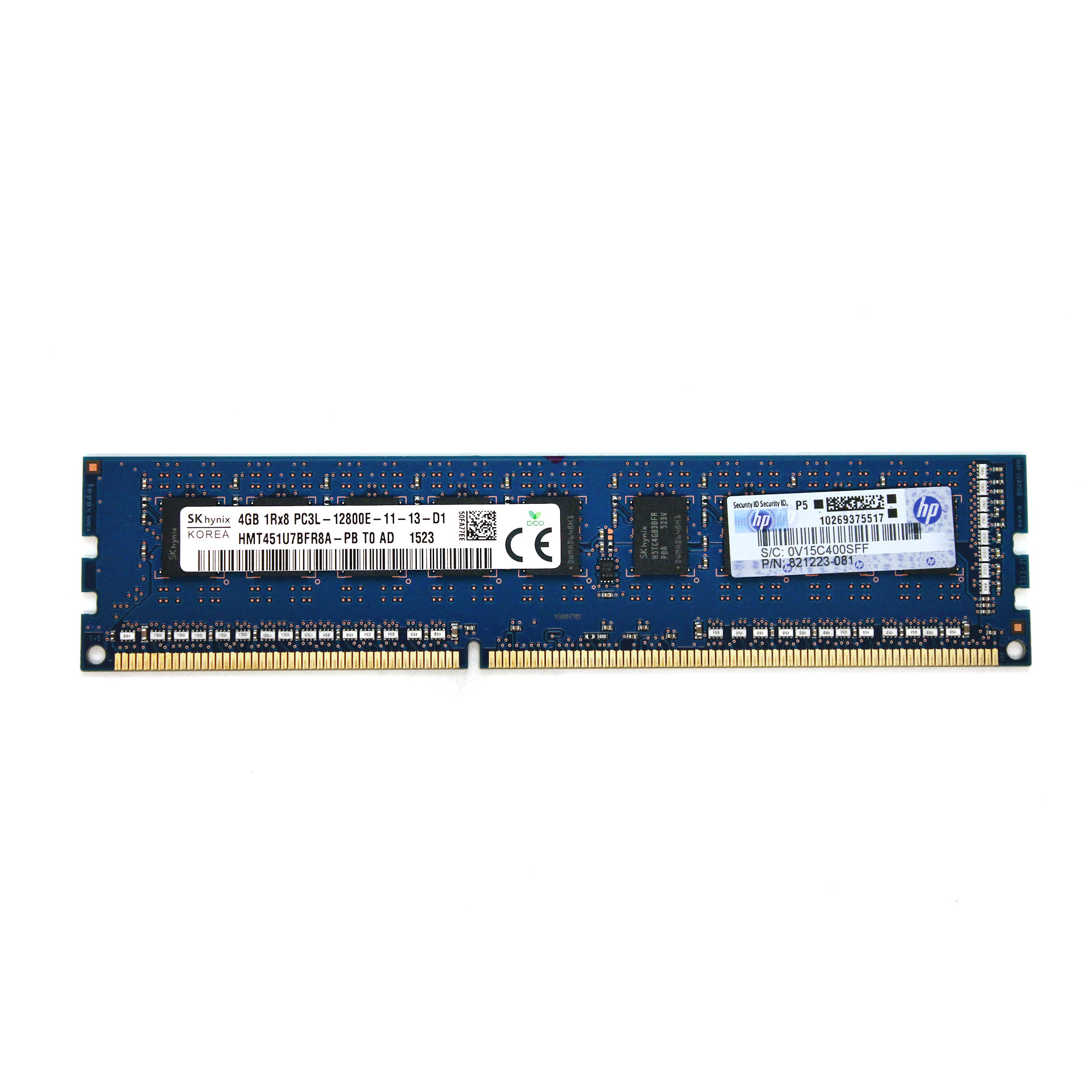 HP/Hynix 4GB RAM DDR3 PC3L-12800E ECC 821223-081 Server Memory - Click Image to Close