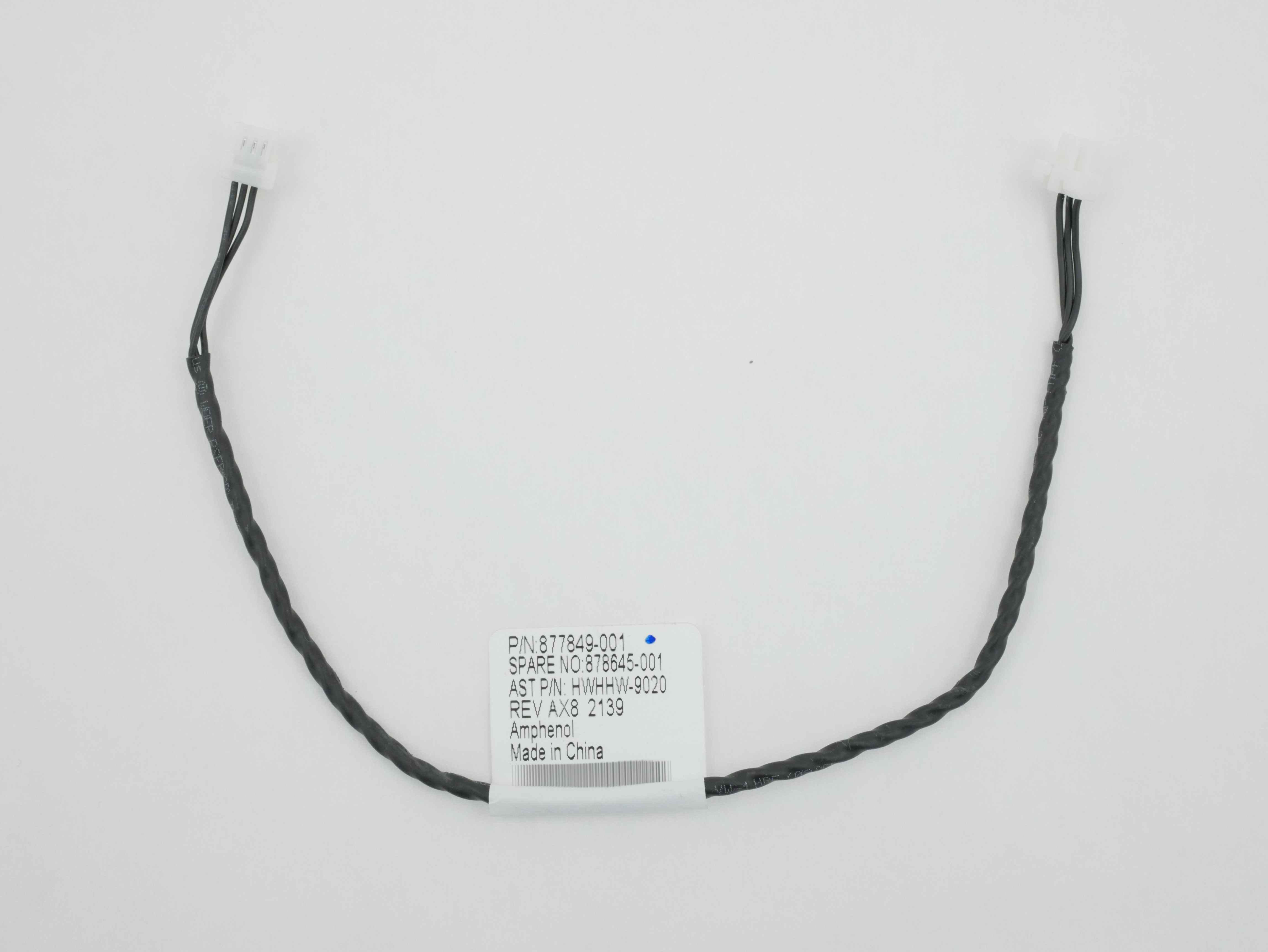 HPE Smart Array G10 PCI Controller Battery Cable HWHHW 877849-001 878645-001
