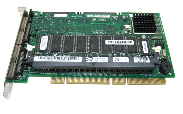 Dell 9M912 SCSI RAID Controller Card 128MB Memory Battery Backup - Click Image to Close