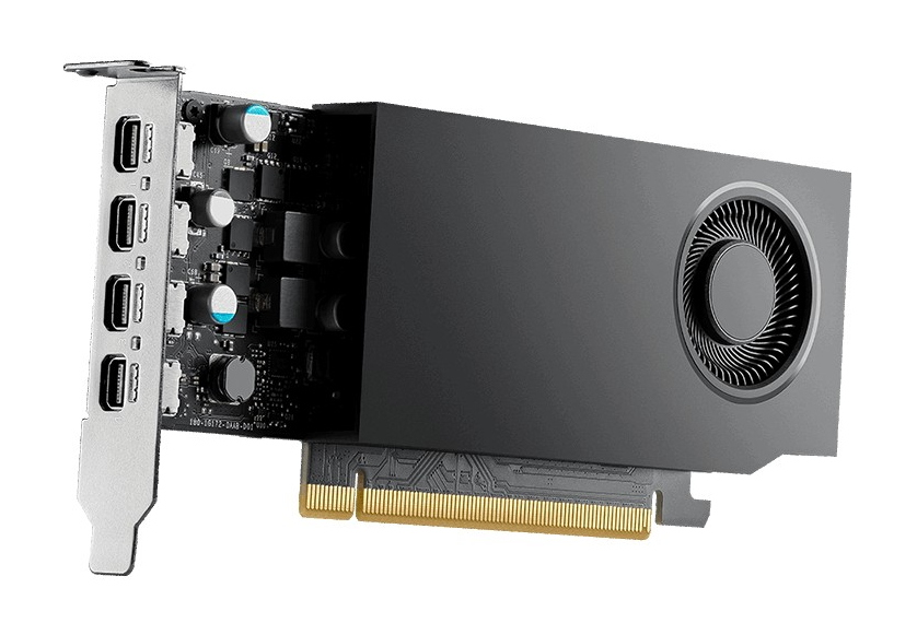 Dell nVidia RTX A400 4GB PCIe 4x mini-DP Low Profile 9RN4R