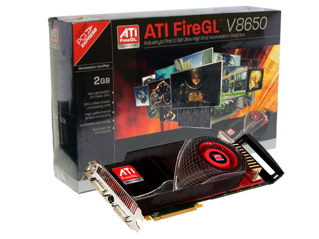 ATI FireGL V8650 2GB GDDR4 PCI-E x16 Workstation Video Card