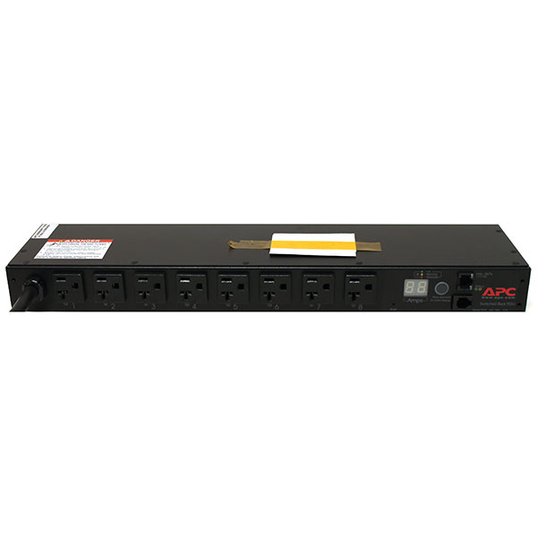 PC AP7901 Switched Rack PDU Power Strip 1U 120V (8)NEMA 5-20R
