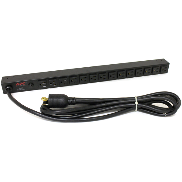 APC AP9551 Basic Rack PDU 0U 20A 120V 14-Outs 5-15R Scratched - Click Image to Close