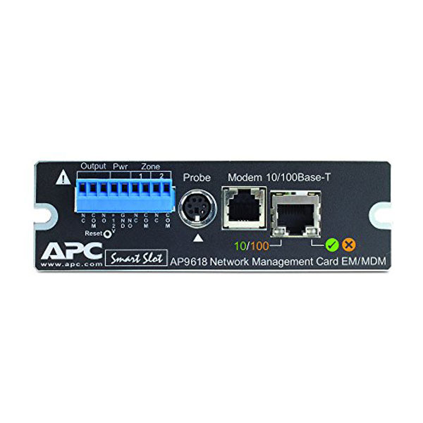 APC AP9618 UPS Network Management Card/Environmental Monitoring - Click Image to Close