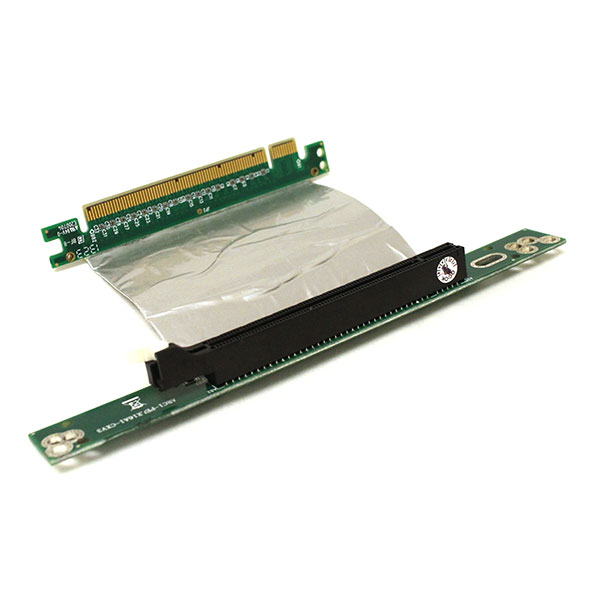 Riser Card ARC1-PELX16A1-C7V3 7cm Ribbon PCIe RoHS Right-angled - Click Image to Close