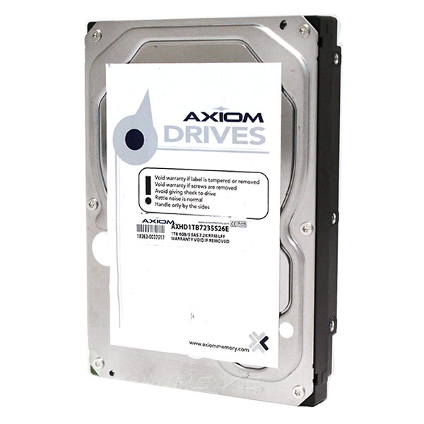 AXIOM 1TB AXHD1TB7235S26E 7200RPM SAS 6GB/S 3.5" LFF Hard Drive - Click Image to Close