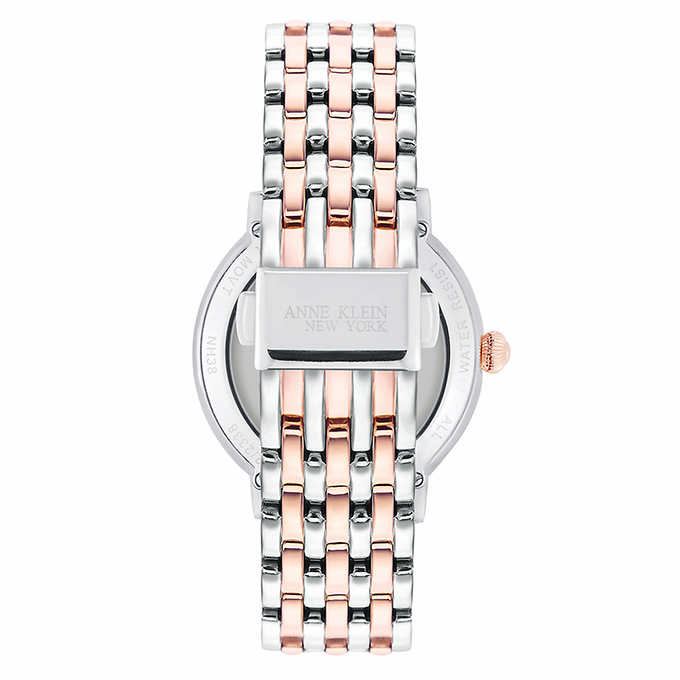 Anne Klein New York Mother-of-Pearl Ladies Automatic Watch 12/2339MPRT - Click Image to Close