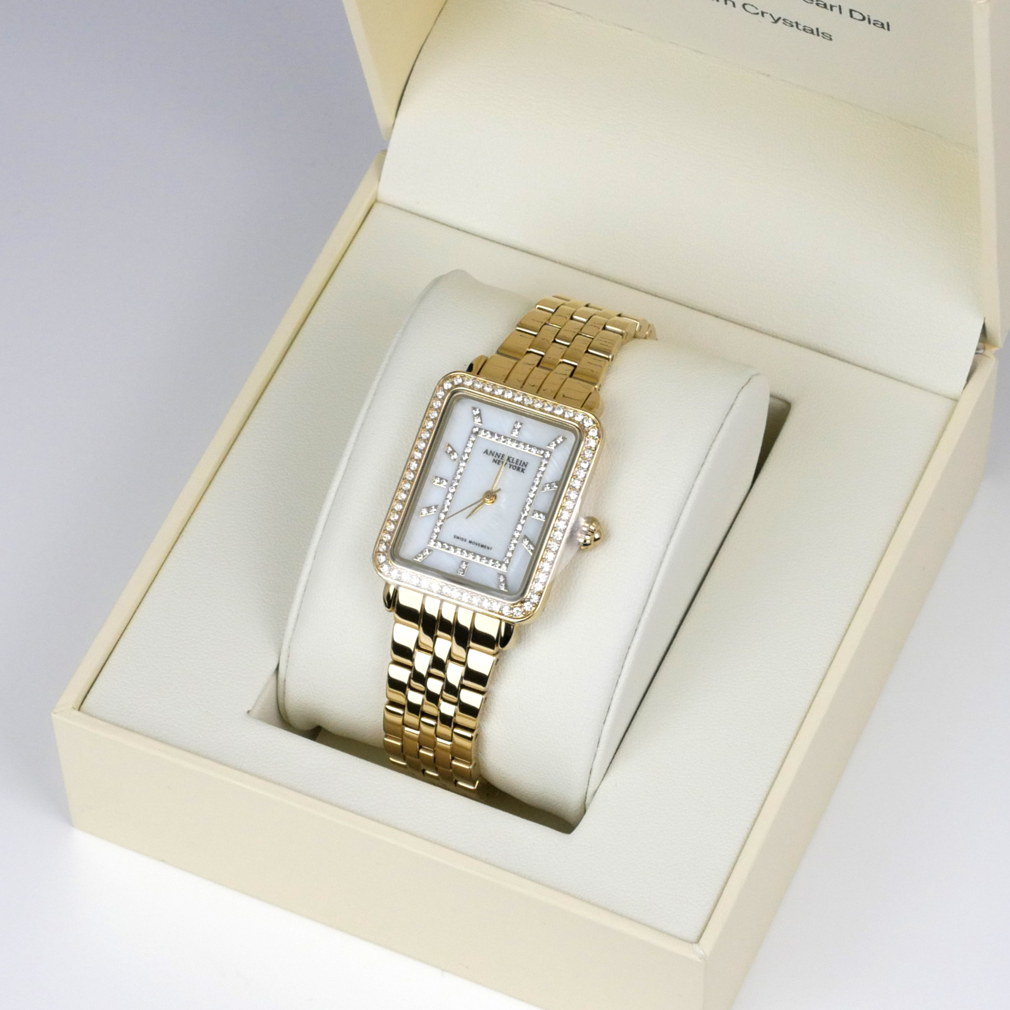 Anne Klein New York Ladies Watch Mother 0f Pearl Dial 12/2332MPGB - Click Image to Close