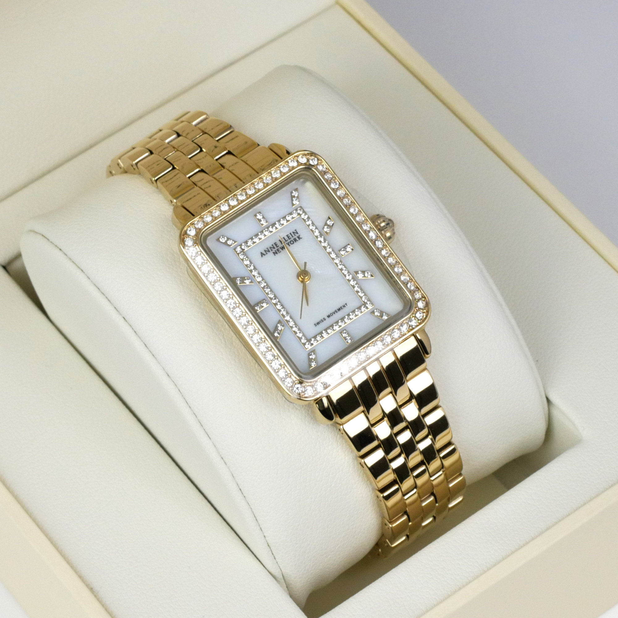 Anne Klein New York Ladies Watch Mother 0f Pearl Dial 12/2332MPGB - Click Image to Close