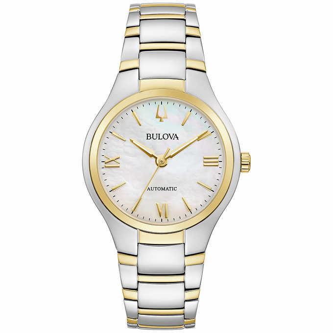 Bulova Classic Stainless Steel Automatic Ladies Watch 98L297