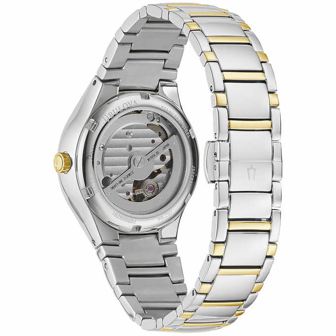 Bulova Classic Stainless Steel Automatic Ladies Watch 98L297 - Click Image to Close