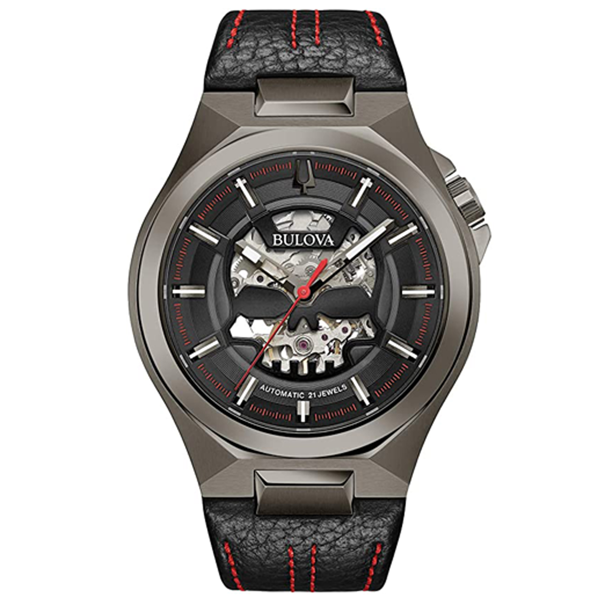 Bulova Maquina Automatic Men's Watch 46mm Skeleton Dial 98A237 - Click Image to Close