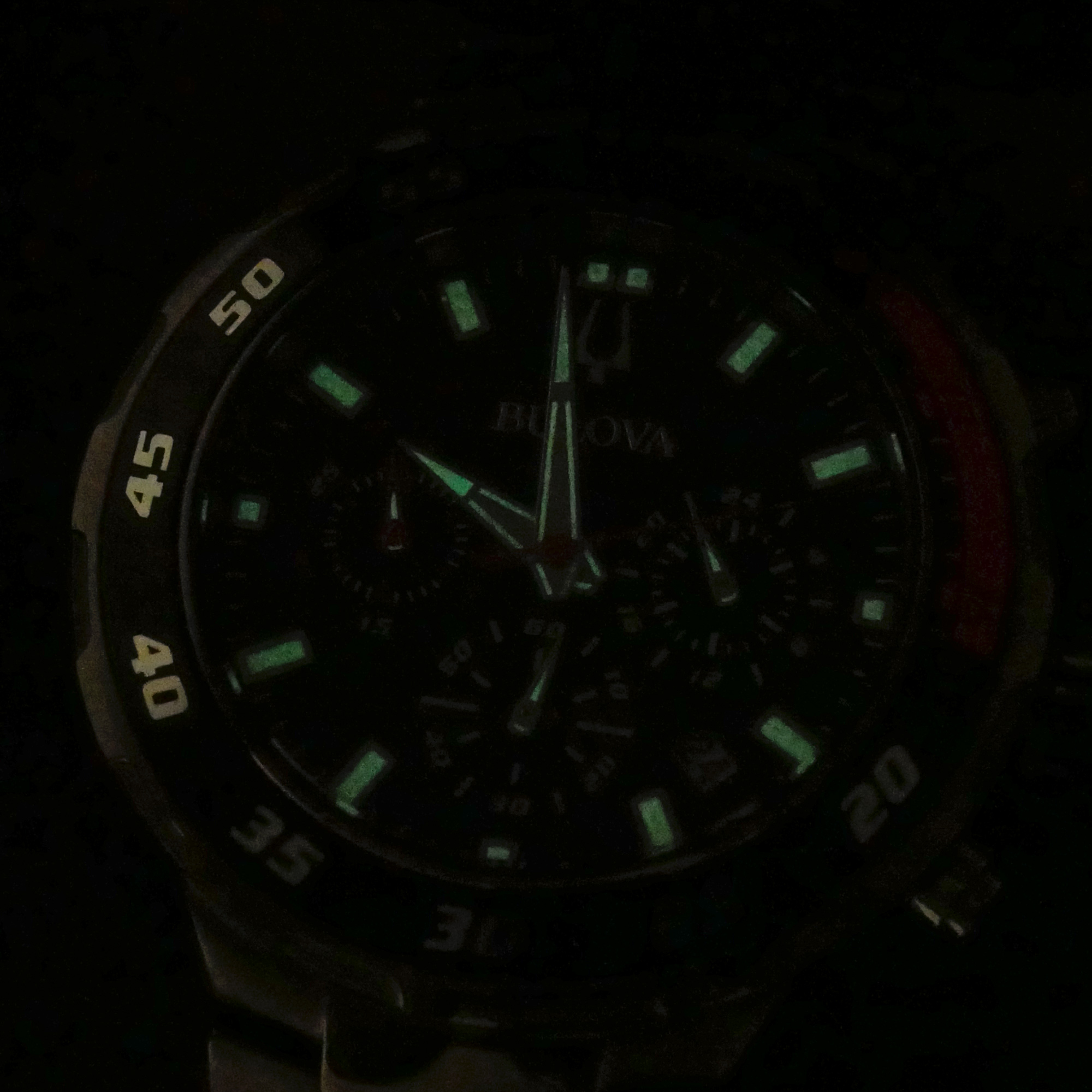 Bulova Sport Stainless Steel Chronograph Men's Watch 98B365
