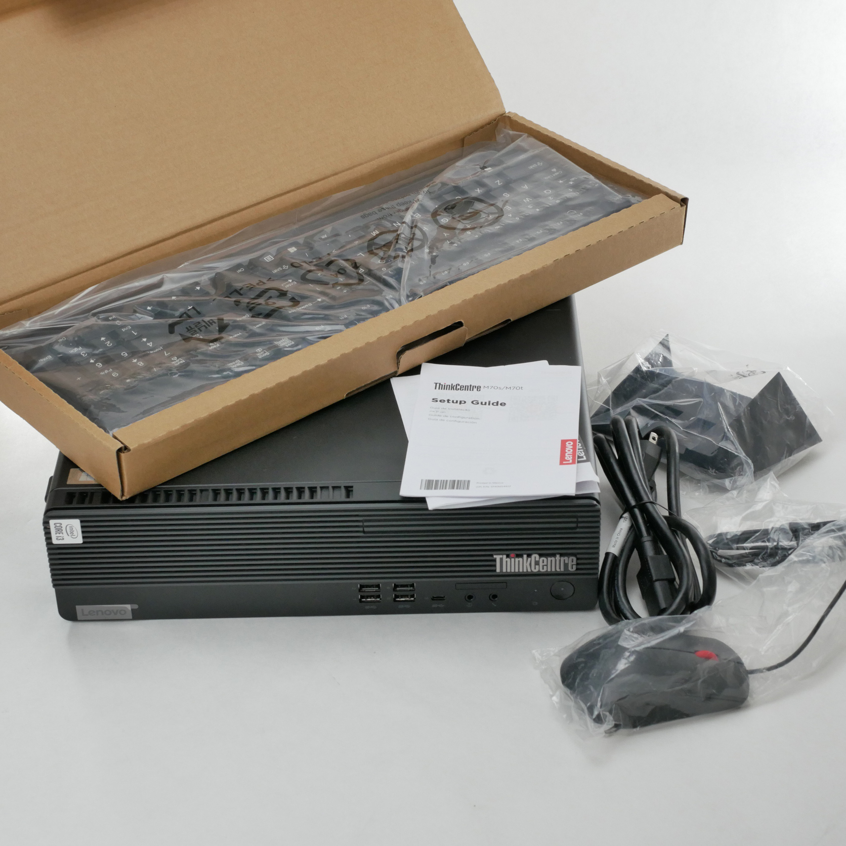 Lenovo ThinkCentre M70S SFF Core I3-10100 3.6GHz 8Gb RAM 500Gb HDD