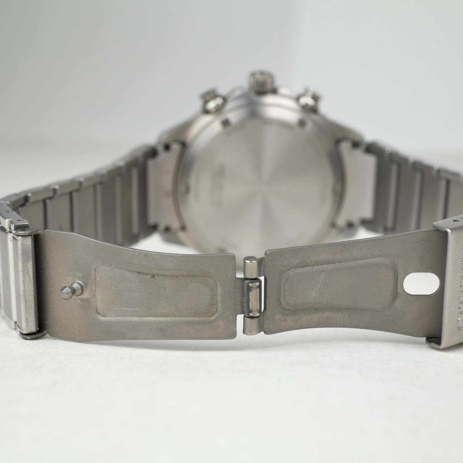 Citizen Eco-Drive Super Titanium Men's Chronograph Watch AT2471-58L - Click Image to Close
