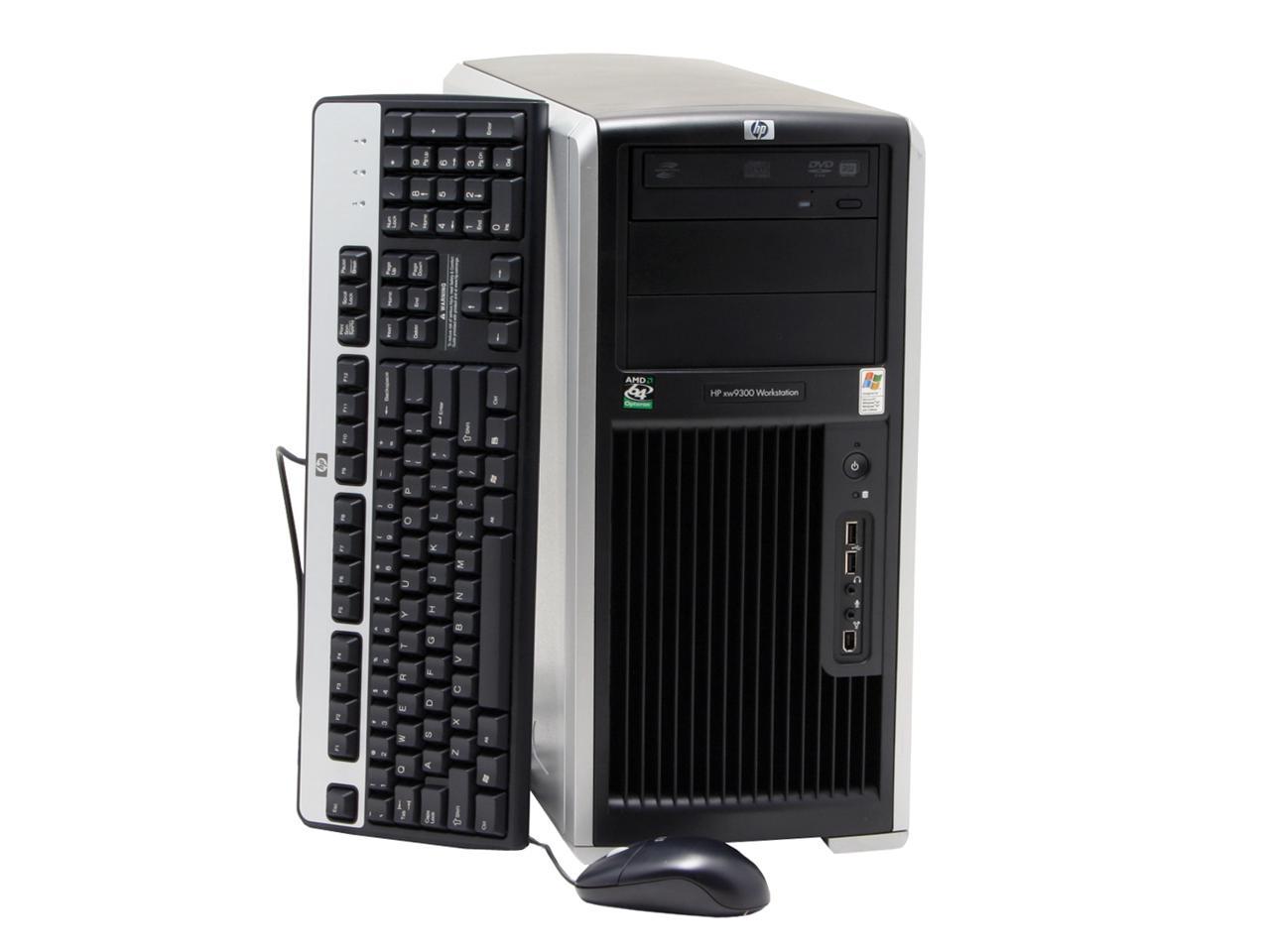 HP PH553AV XW9300 Workstation Base Model 1x AMD Opteron 4GB 80GB Quadro NVS285