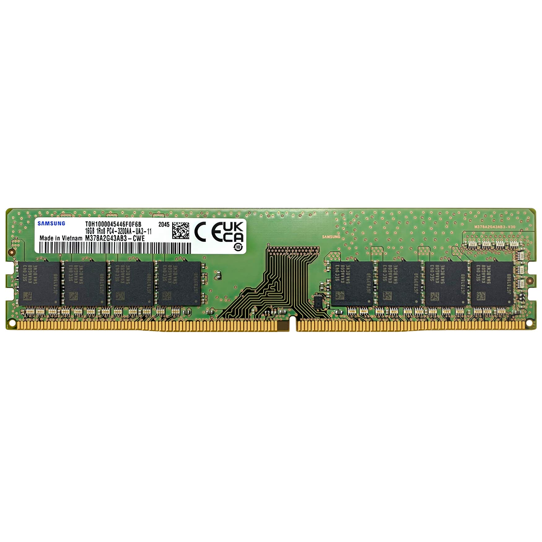 16Gb Samsung M378A2G43AB3-CWE PC4-3200AAA DDR4 ECC unbuffered RAM 16Gb Samsung PC4-3200AAA DDR4 ECC unbuffered [M378A2G43AB3-CWE] - $39.00 : Professional Multi Monitor Workstations, Graphics Card Experts