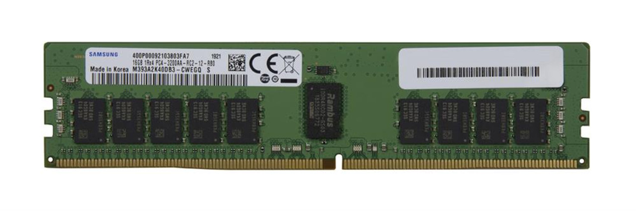 16Gb Samsung M393A2K40DB3-CWE PC4-3200AA DDR4 3200MHz DIMM 288-pin 1.2V ECC RAM