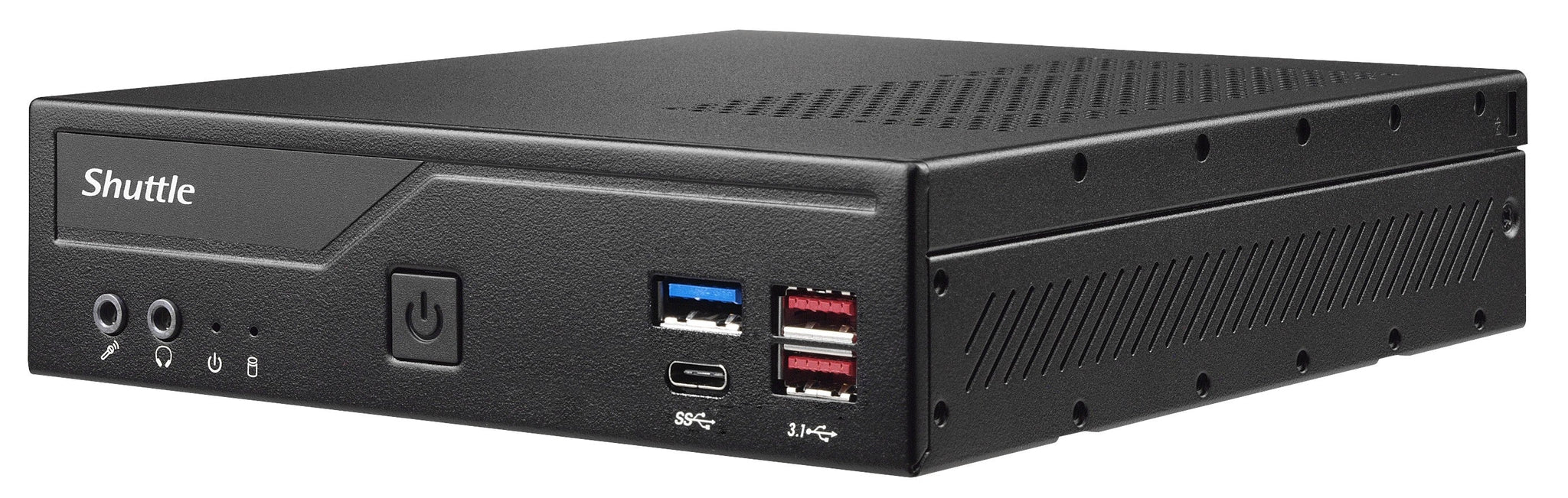 Shuttle XPC Slim DH470TPM hardware 2.0 Mini Barebone PC Intel H470 Support 65W Cometlake CPU No Ram No HDD/SSD No CPU No OS - Click Image to Close