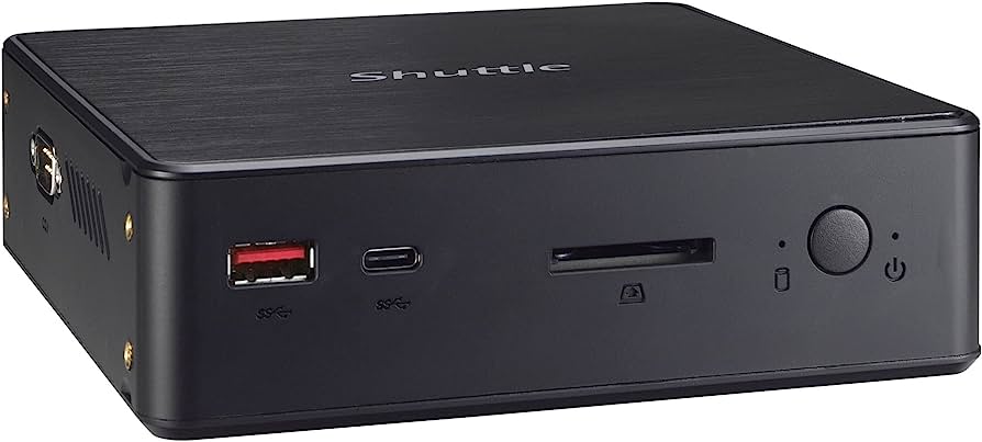 Shuttle XPC Nano NC10U5 Mini Barebone PC Embedded Intel i5-8265U CPU No Ram No HDD/SSD No OS - Click Image to Close