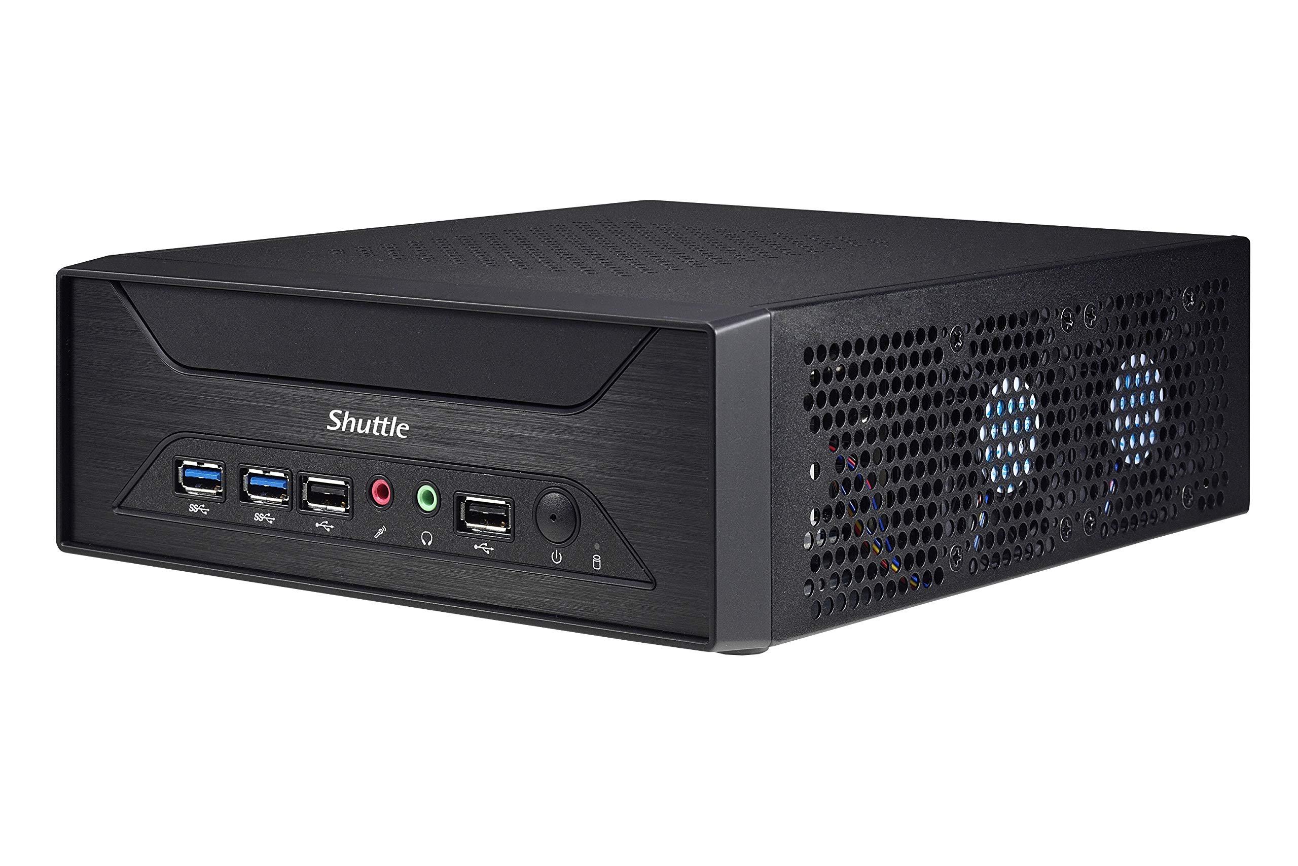 Shuttle XPC Slim XH410G Mini Barebone PC Intel H410 Support 65W Cometlake-s LGA1200 CPU PCI-E X16 Slot No Ram No HDD/SSD No CPU