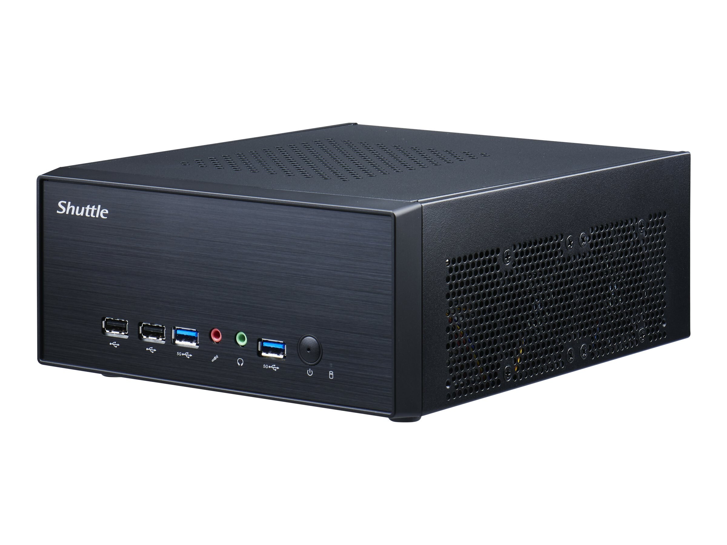 Shuttle XPC Slim XH510G2 Mini Barebone PC Intel H510 Support 65W Rocket Lake-S/Cometlake-S LGA1200 CPU Dual PCI-E Slots (X16 and