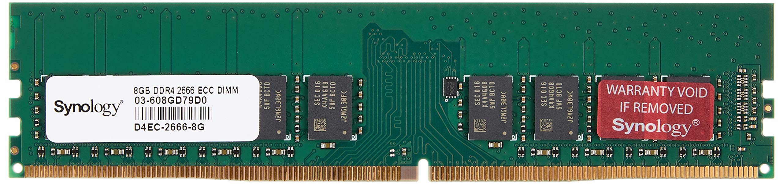 SYNOLOGY RAM DDR4-2666 ECC UDIMM Memory RAM 8GB D4EC-2666-8G