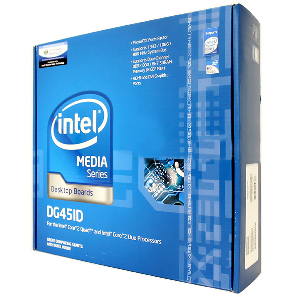 Intel BOXDG45ID microATX LGA775 Socket T G45 Chipset E27729-311