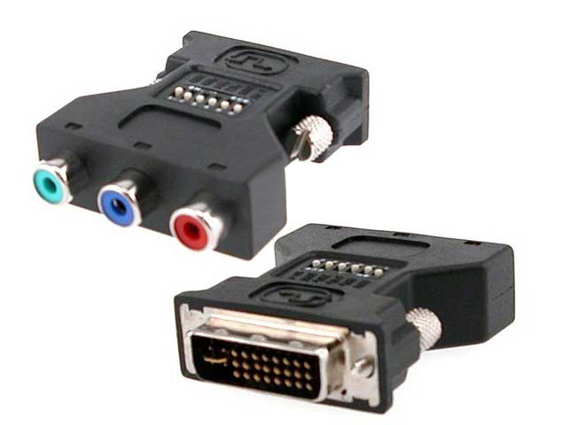 ATI DVI (M) to Component (RGB) HDTV Adapter for Video Cards - Click Image to Close
