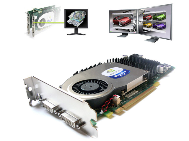 nVidia Quadro FX 3400 FX3400 PCI-E 256MB Video Card Dell R8961