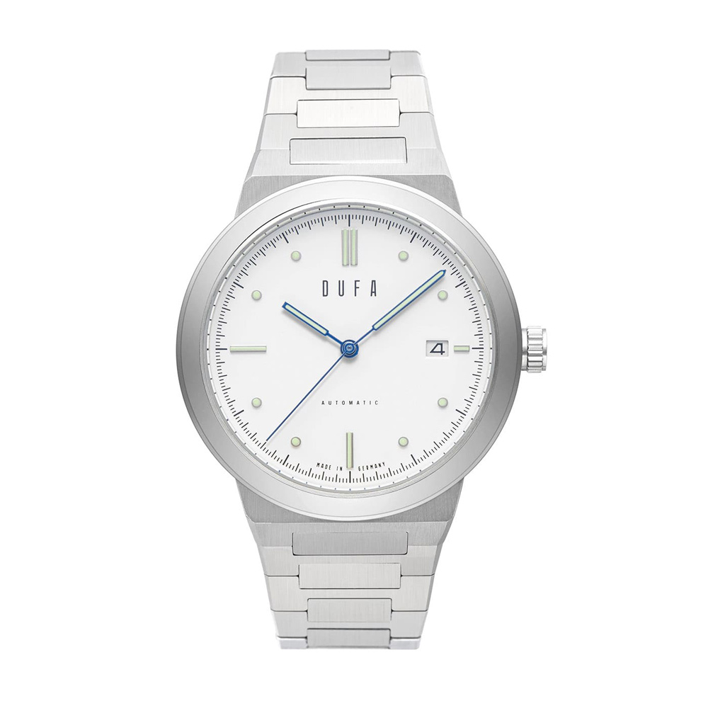 DuFa Günter Automatic White Men's Watch 40mm 5ATM DF-9033-11