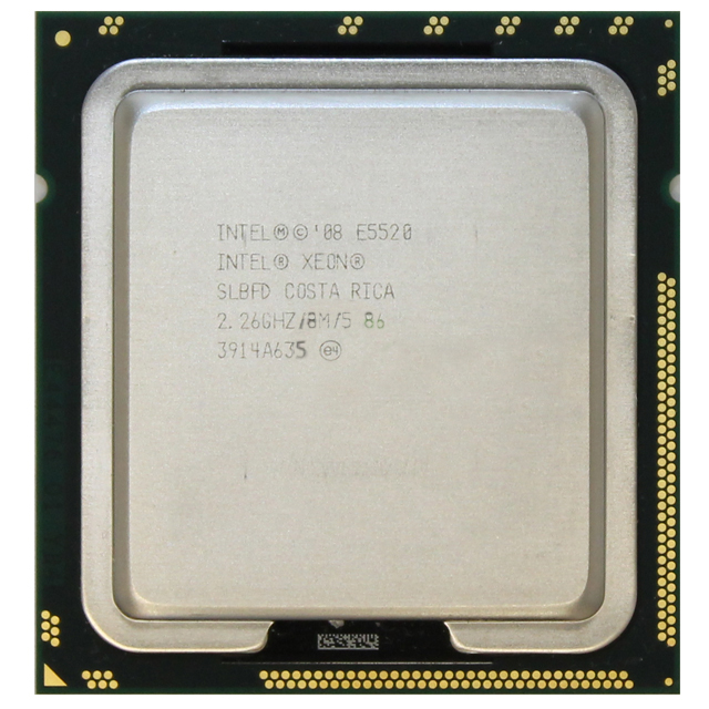 Intel Xeon Quad Core 2.26GHz CPU E5520 8MB Cache 5.86 GT SLBFD - Click Image to Close