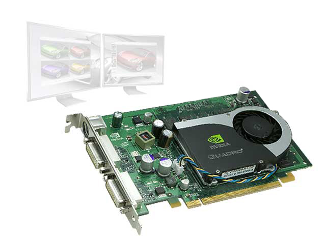 nVIDIA QUADRO FX 1700 FX1700 512MB GRAPHICS CARD HP 456135-001 - Click Image to Close