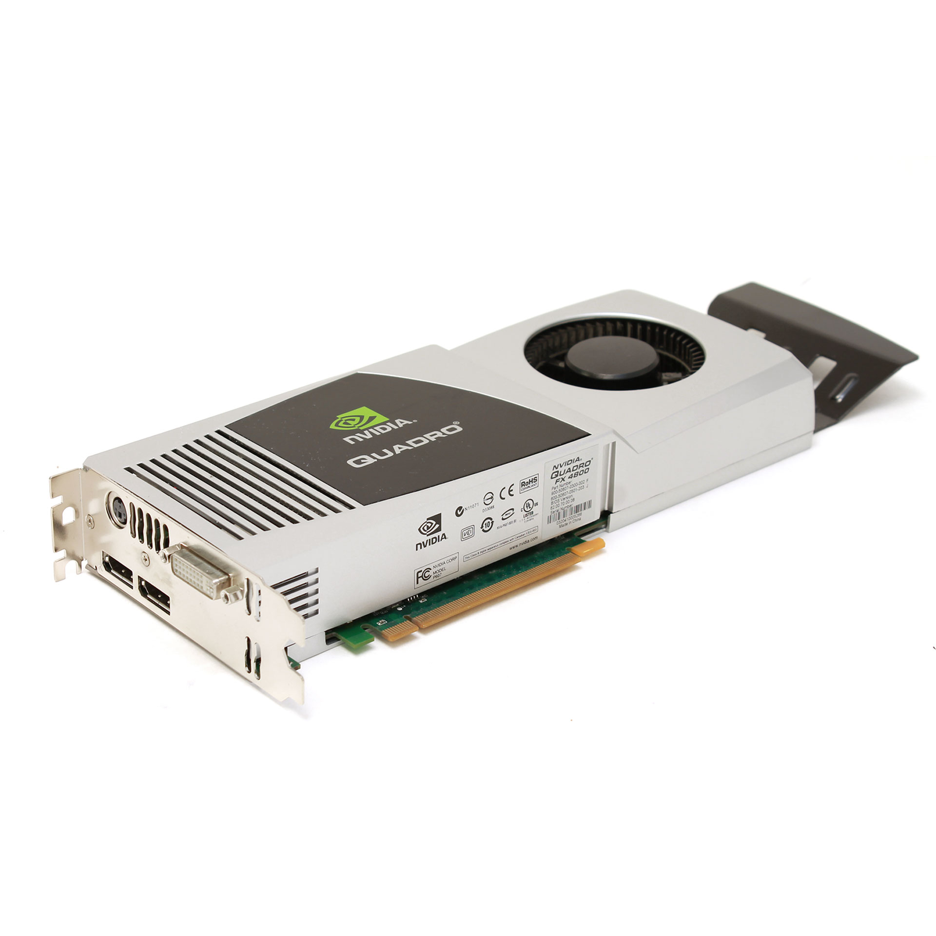 HP Nvidia Quadro FX4800 1.5MB Video Card 490566-003 536796-001 - Click Image to Close