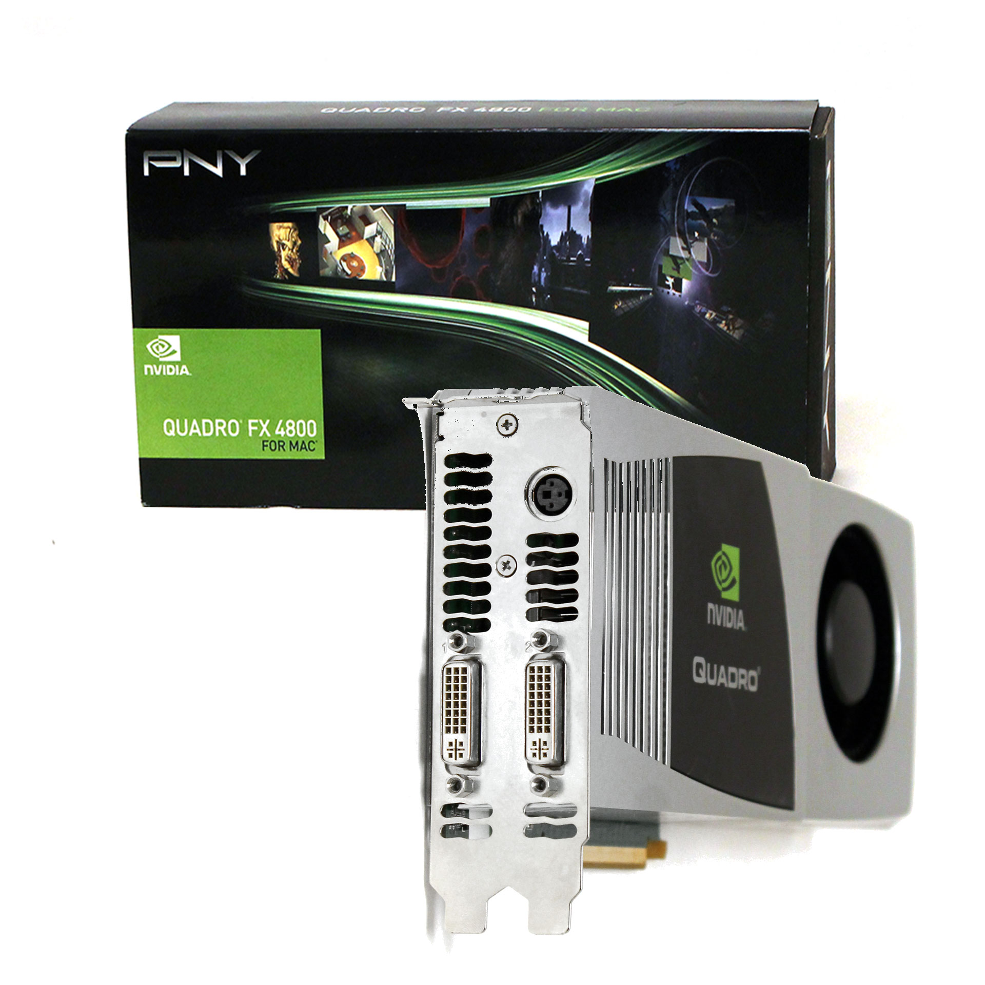 PNY nVidia Quadro FX4800 for MAC Video Card VCQFX4800MACX16-PB - Click Image to Close