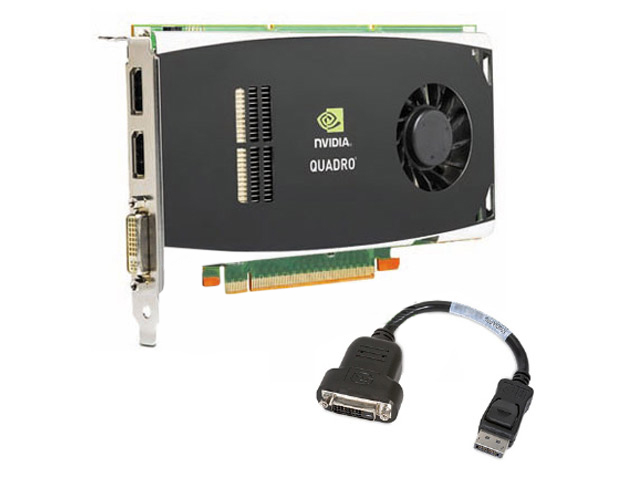 nVIDIA QUADRO FX 1800 FX1800 768MB Video Card 519296-001 HP