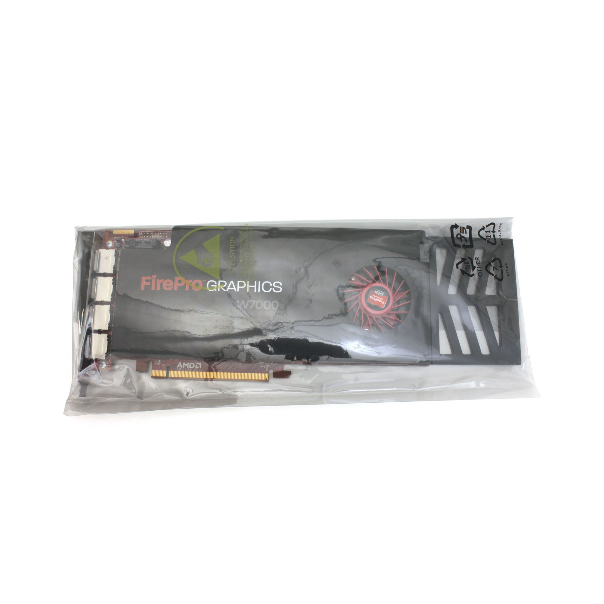 Dell AMD FirePro W7000 4GB Quad DisplayPort 204R2 Video Card - Click Image to Close