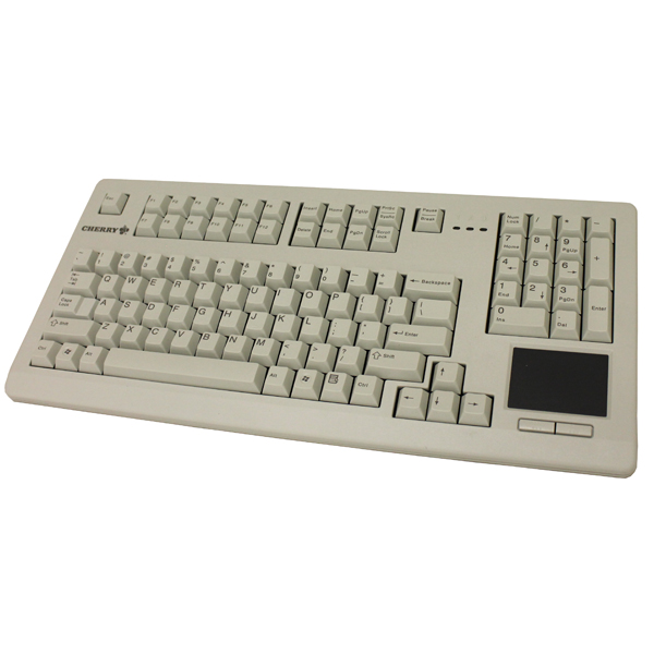 Cherry G80-11900 Keyboard w/Touchboard 16 PS2 USB 2.0 - Click Image to Close