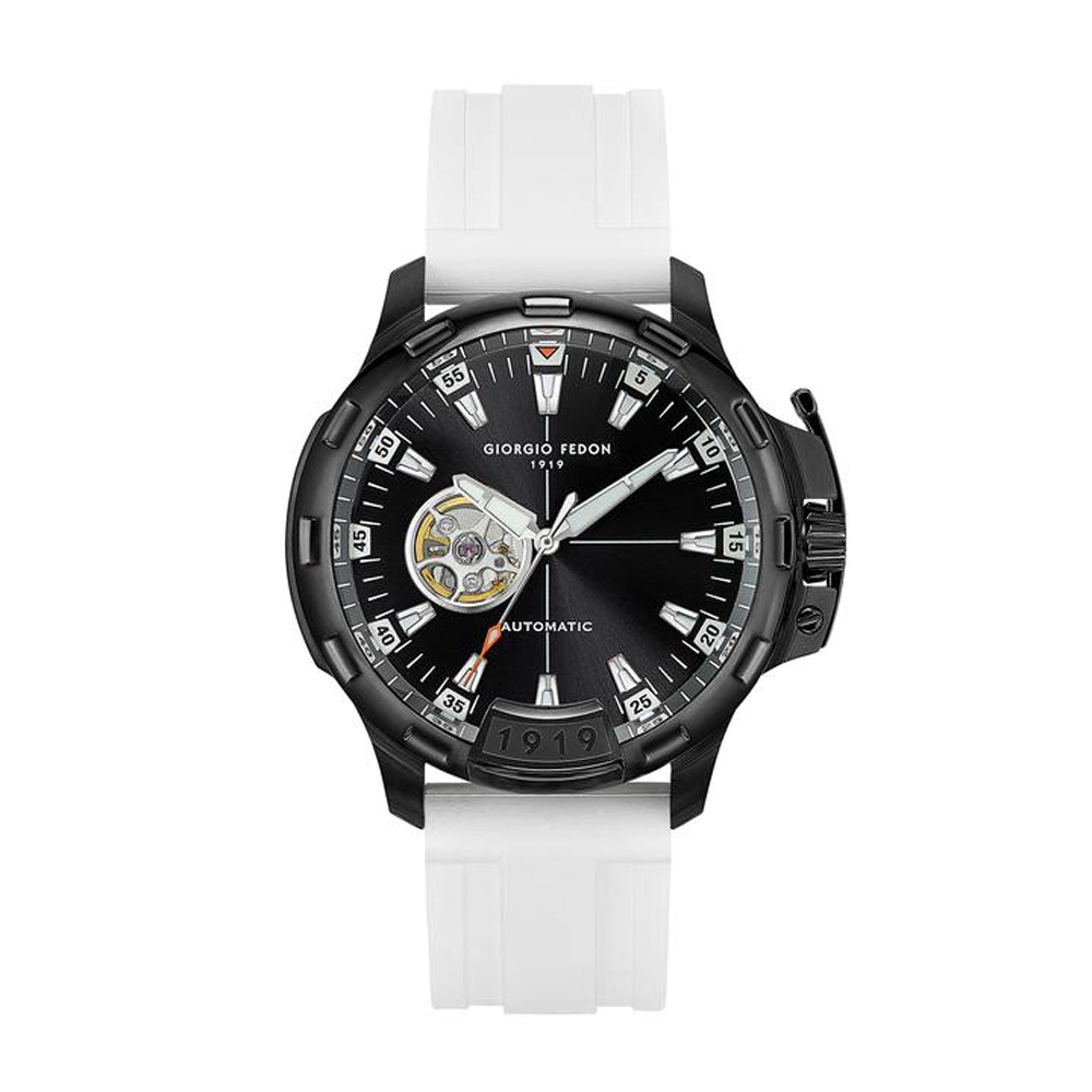 Giorgio Fedon 1919 Timeless IX Automatic 45mm Black Dial Men's Watch GFCK013 - Click Image to Close