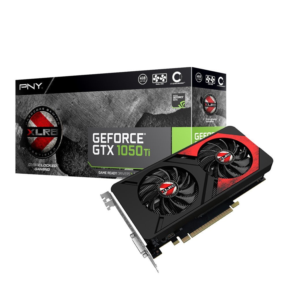 PNY GeForce GTX 1050 Ti OC 4GB Overclocked VCGGTX1050T4XGPB-OC - Click Image to Close