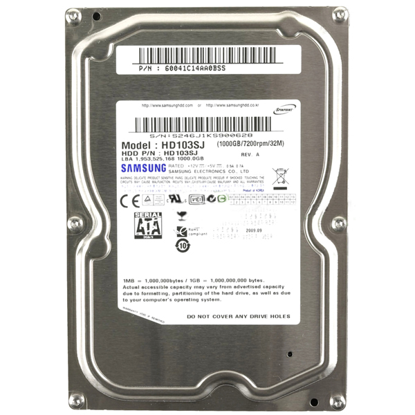 Samsung Spinpoint 1TB HD103SJ SATA/300 7200RPM HDD Dell 5JN00